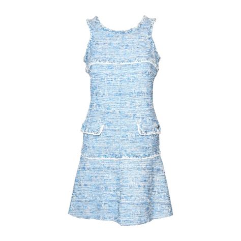 blue chanel robe|Chanel dress shop online.